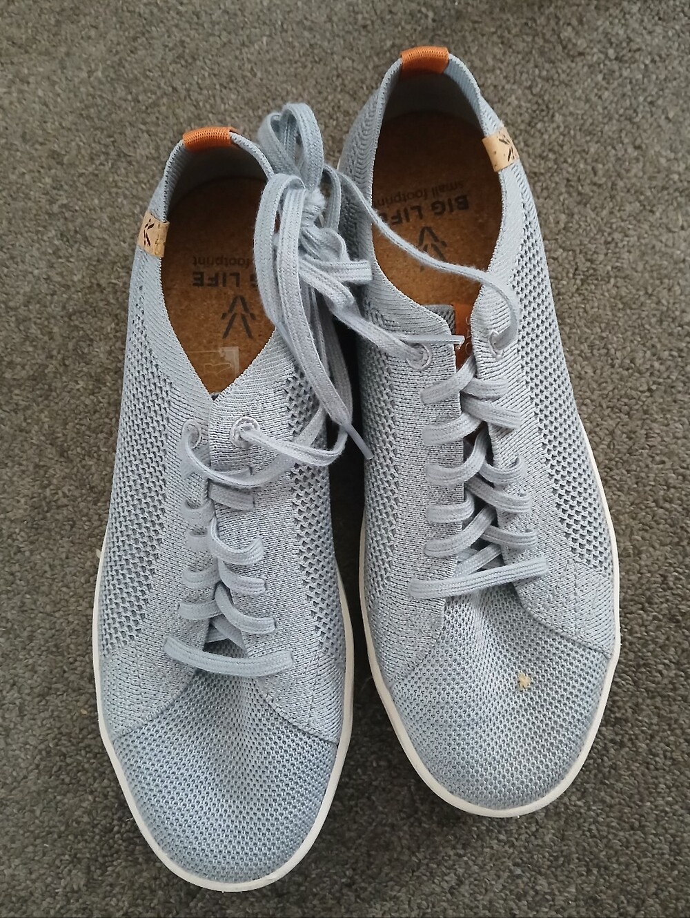 SAOLA Men's Cannon Knit II Gray Sneakers Size 9.5